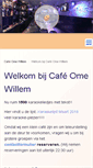 Mobile Screenshot of cafeomewillem.nl