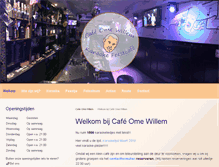 Tablet Screenshot of cafeomewillem.nl
